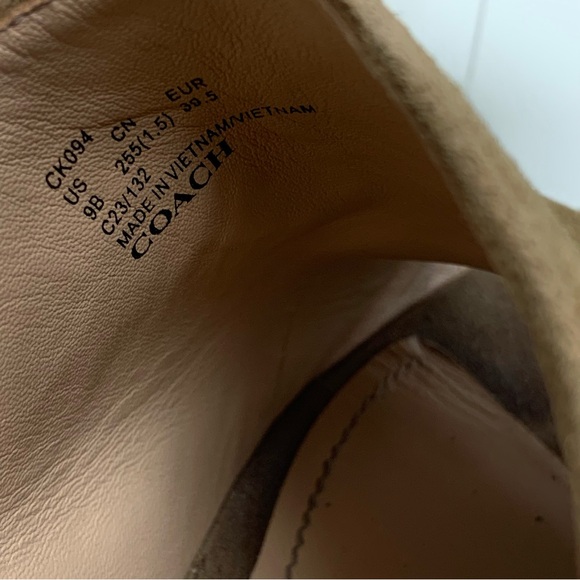 Coach “Bobi” Woven Slip-On Platform Sandals Size 9 - Picture 6 of 9